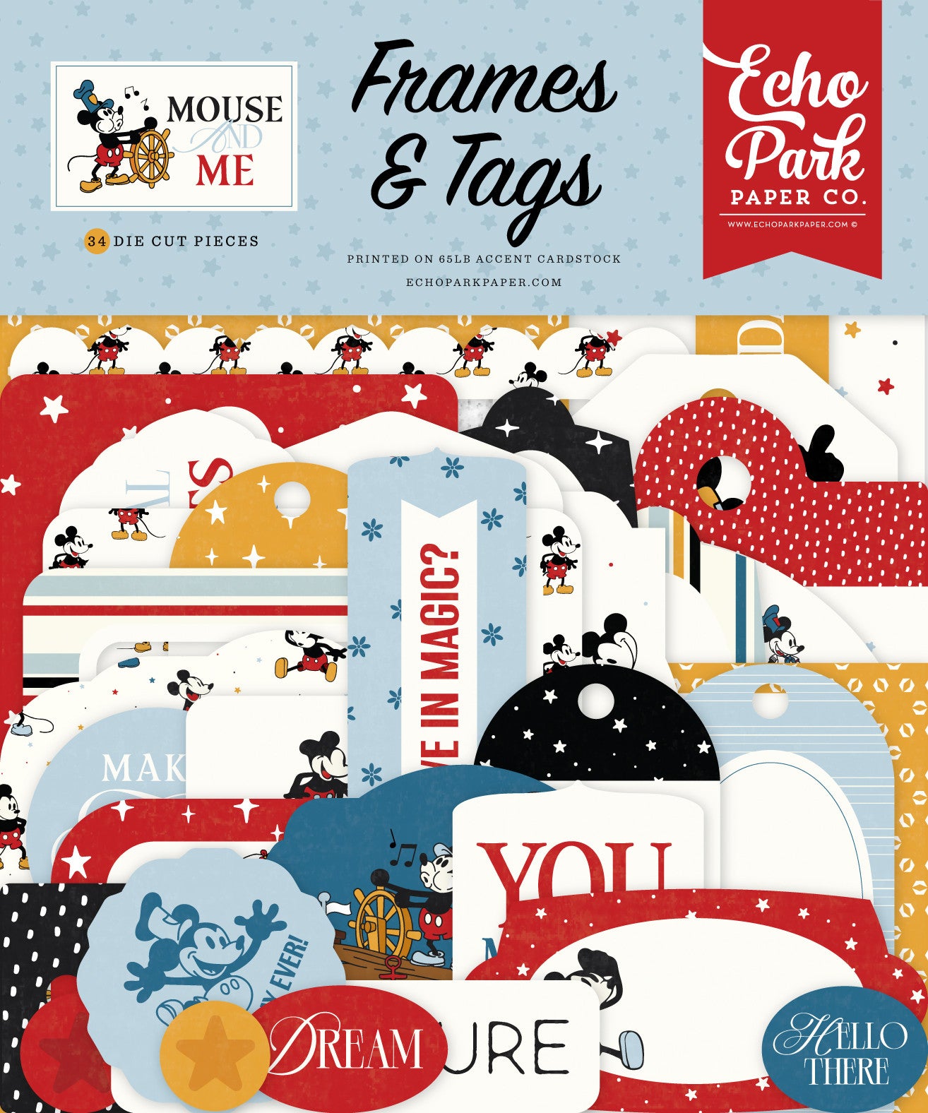 Echo Park - Mouse and Me Frames and Tags