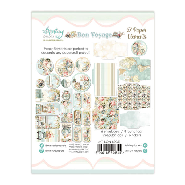 Mintay Papers - Bon Voyage Paper Elements