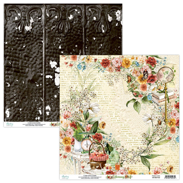 Mintay Papers-Botany #3, 12x12 Single Sheet