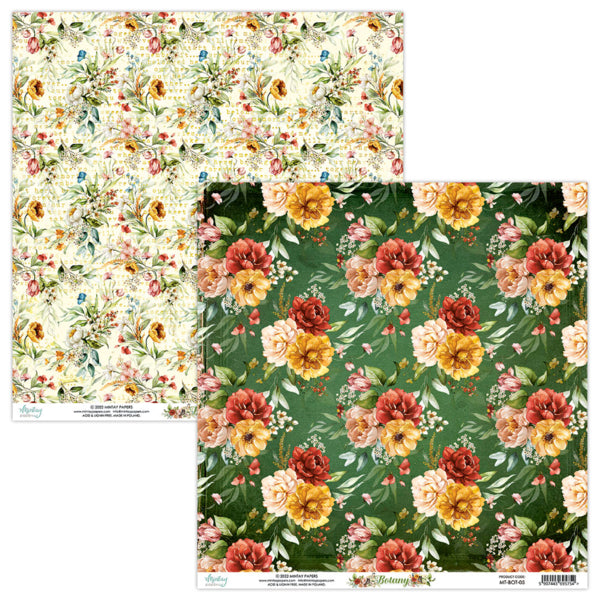 Mintay Papers-Botany #5, 12x12 Single Sheet