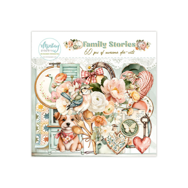 Mintay Papers - Family Stories 60 pcs. Die Cuts