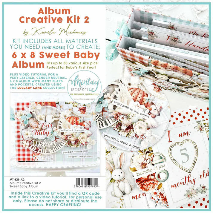 Mintay Papers - 6x8 Sweet Baby Album Kit
