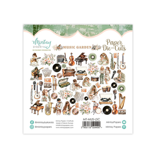 Mintay Papers - Music Garden Die Cuts