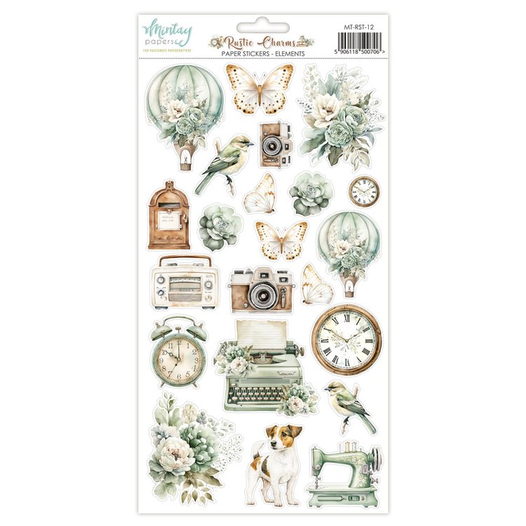 Mintay Papers - Rustic Charms 6x12 Element Stickers