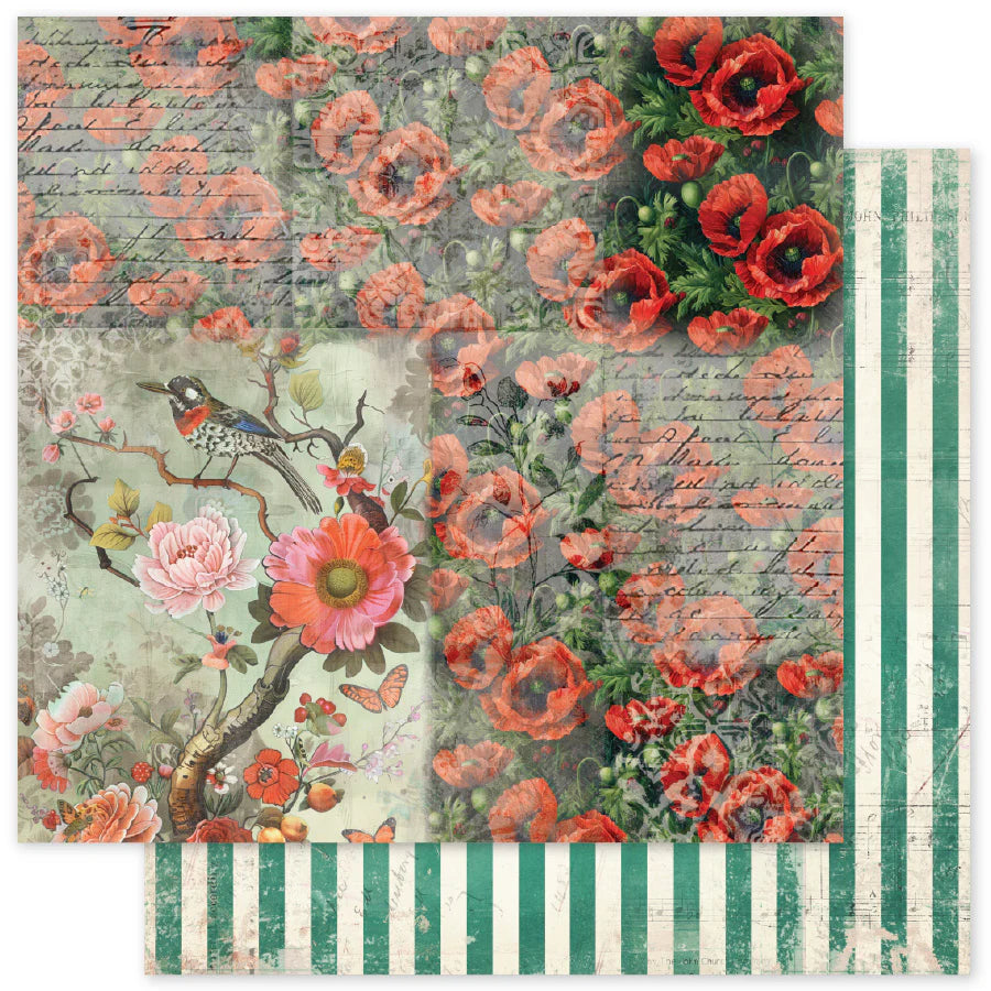 Paper Rose Studio - Portraits in Bloom Basics Paper B