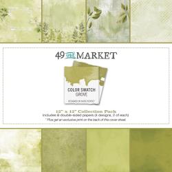 49 & Market - Color Swatch - Grove 12X12 Collection Pack