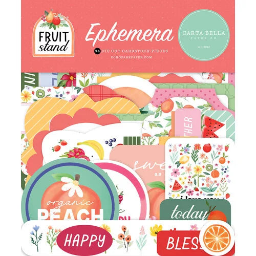 Carta Bella - Fruit Stand Ephemera Pack