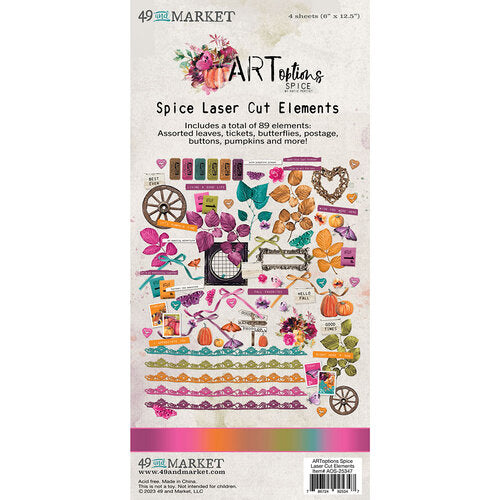 49 & Market-ARToptions Spice Collection- Spice Laser Cut Elements