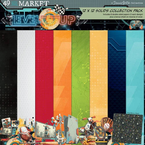 49 & Market - Level Up 12x12 Solid Collection