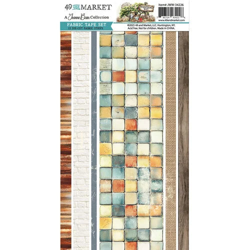 49 & Market -Whispering Way - Fabric Washi Tape Sheets