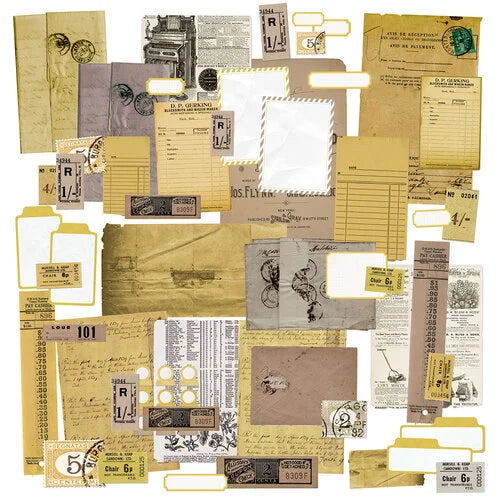 49 & Market- Color Swatch- Ochre Ephemera Stackers