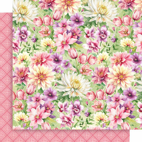 Graphic 45 - Season to Celebrate - Spring Floral 12x12 Paper