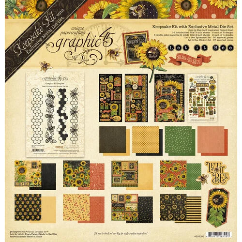 Graphic 45 - Let It Be - Keepsake Kit with Exclusive Metal Die-Set