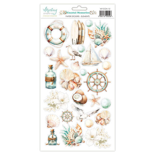 Mintay Papers - Coastal Memories 6x12 Element Stickers