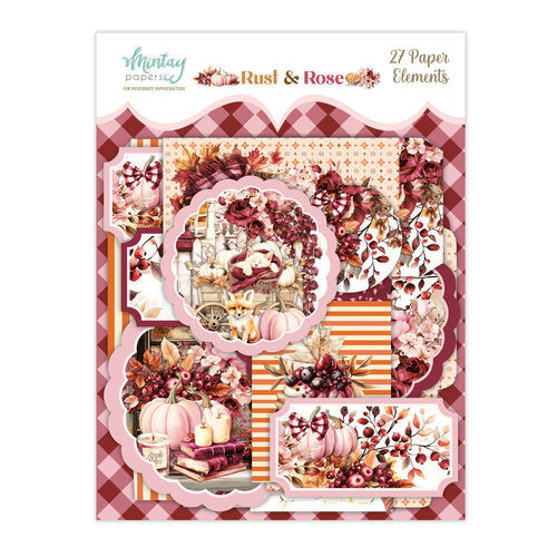 Mintay Papers - Rust & Rose Paper Elements