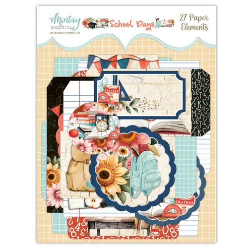 Mintay Papers-School Days- Paper Elements
