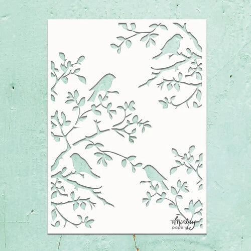 Mintay Papers-Kreativa Stencil-Birds