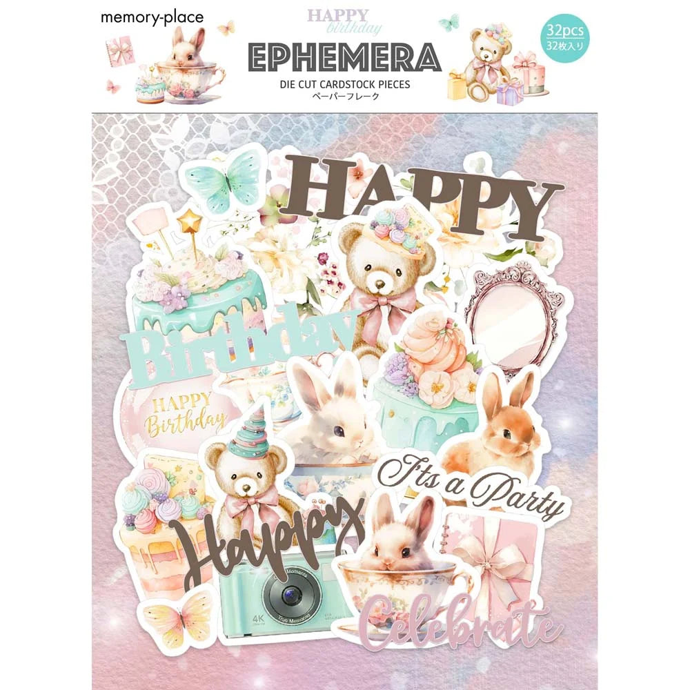 Memory Place - Happy Birthday Ephemera