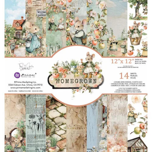 Prima - Homegrown Collection 12x12 Paper Pad
