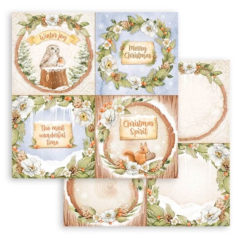 Stamperia- Romantic Collection- Winter Valley 12x12