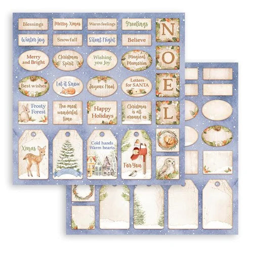 Stamperia- Romantic Collection- Winter Valley 12x12