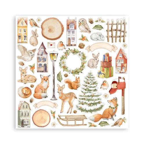 Stamperia- Romantic Collection- Winter Valley 12x12
