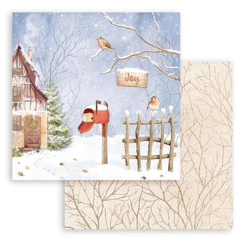 Stamperia- Romantic Collection- Winter Valley 12x12