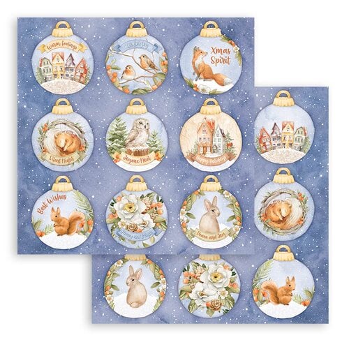 Stamperia- Romantic Collection- Winter Valley 12x12