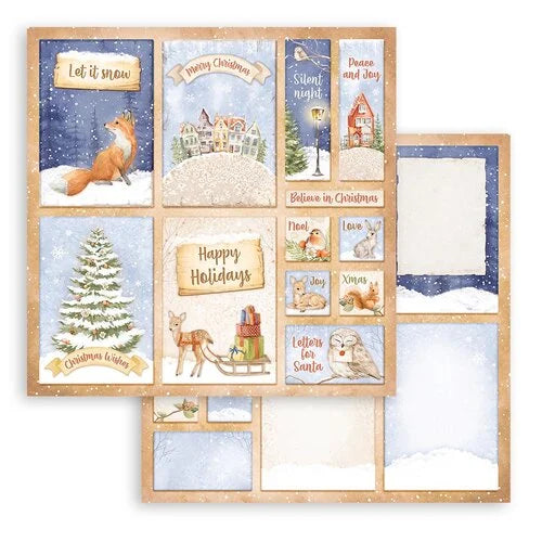 Stamperia- Romantic Collection- Winter Valley 12x12