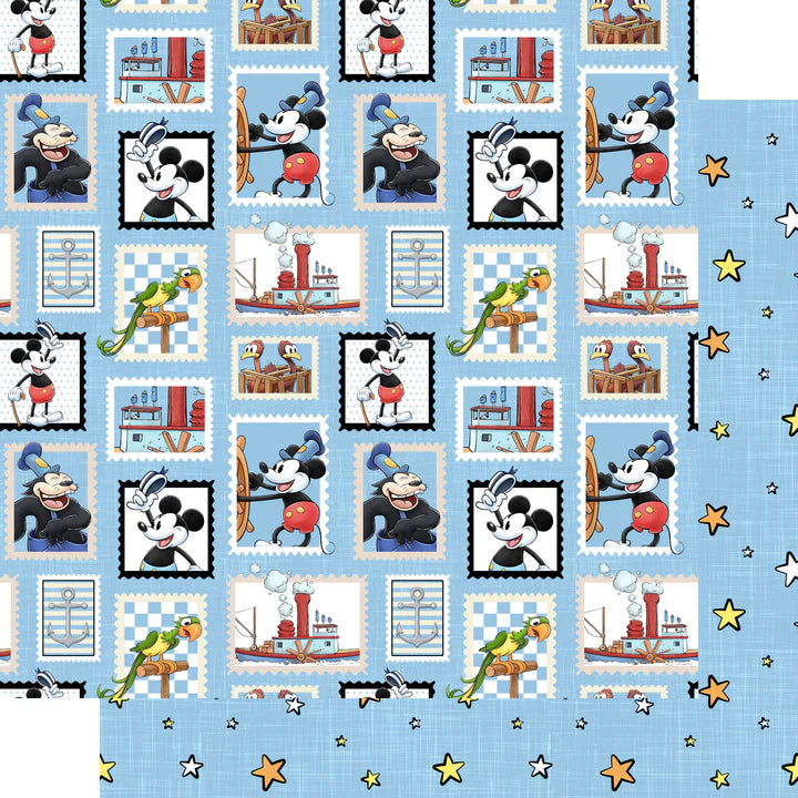 SSC - Steamboat Stamps 12x12 Double-Sided Paper