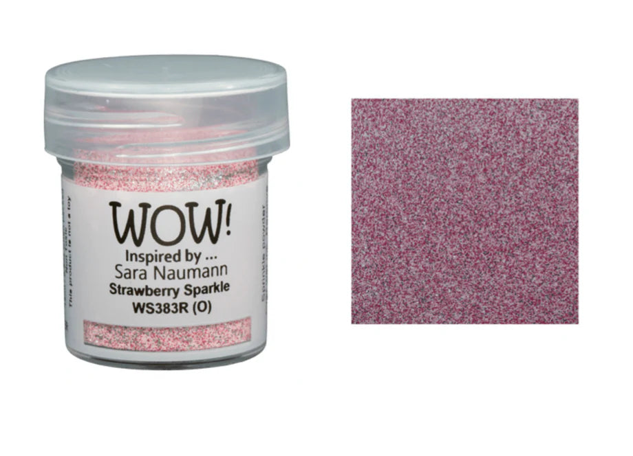 WOW! Embossing Powder - Strawberry Sparkle