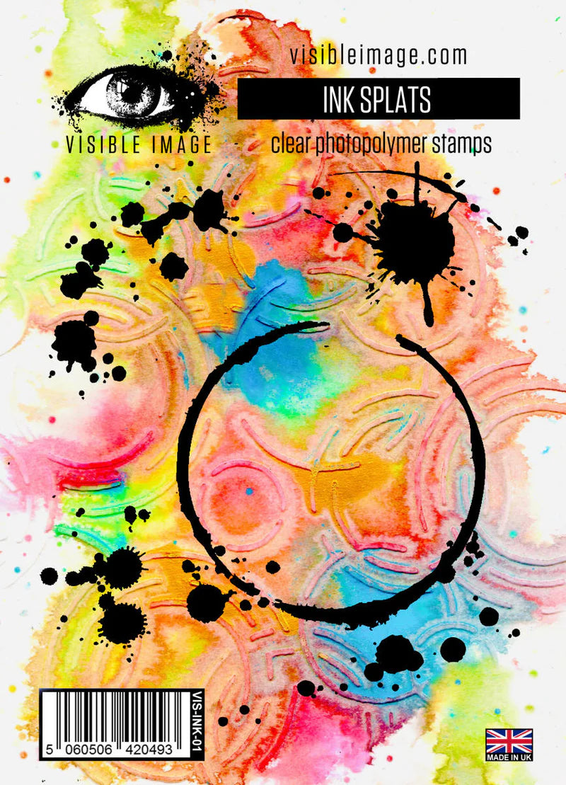 Visible Image - Ink Splat - A6 Photopolymer Stamp Set