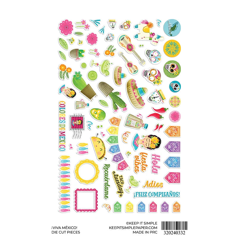 Keep It Simple - Viva Mexico Die Cut Pieces