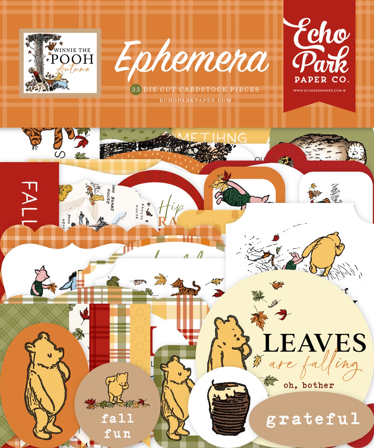 Echo Park - Winnie The Pooh Autumn Ephemera Set