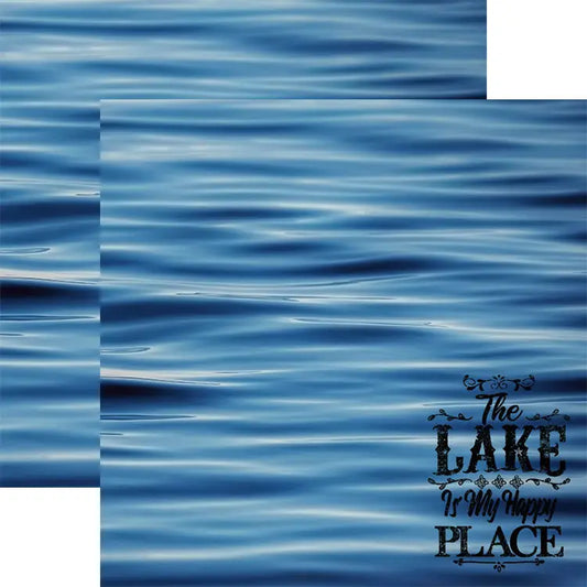 Paper House Productions - Lake- Happy Place 12x12 Paper