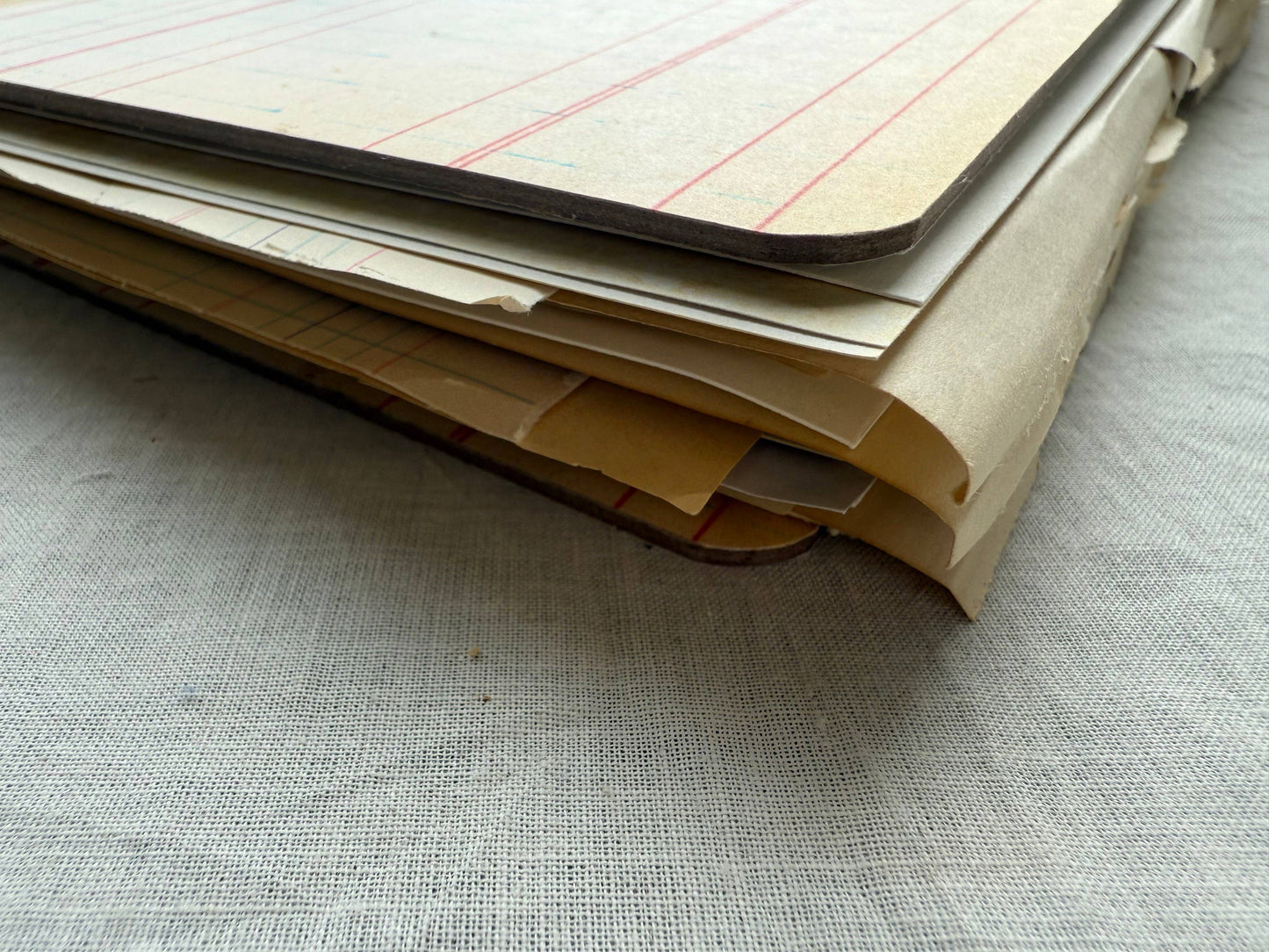 Hose of Books - Vintage Mixed Media Journal- 9x12 inches: Spiral Bound