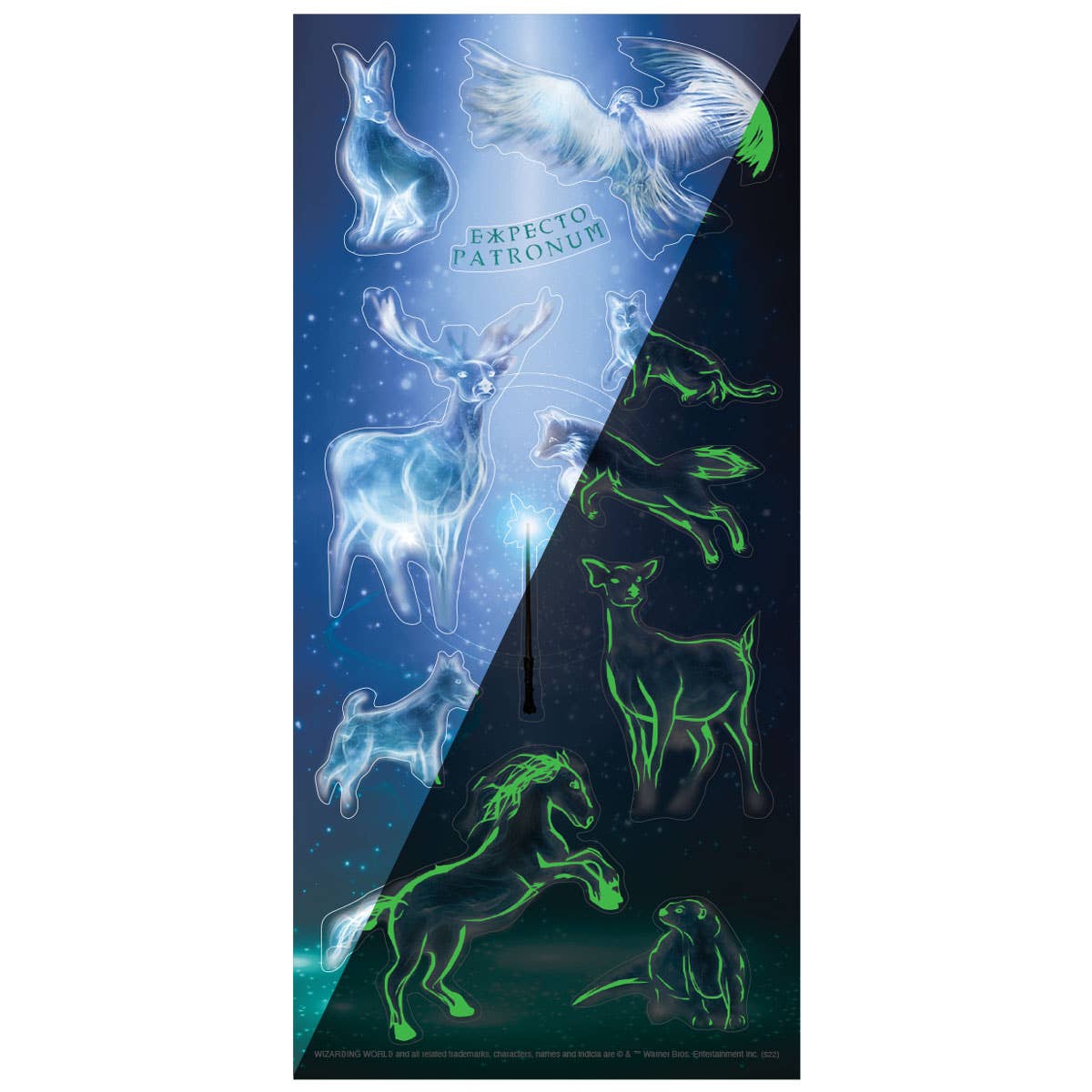 Paper House Productions - Patronus Stickers - Glow In The Dark