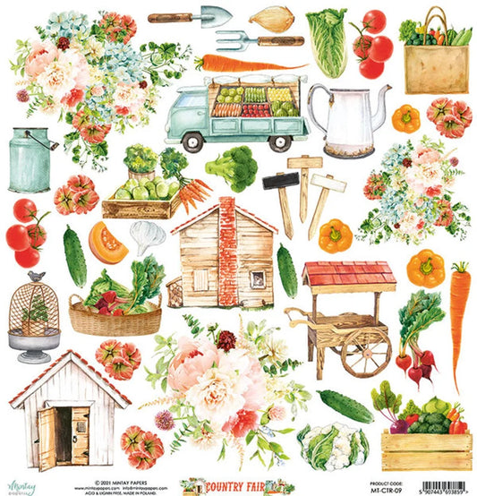 Mintay Paper - Country Fair 12x12 Scrapbooking Paper