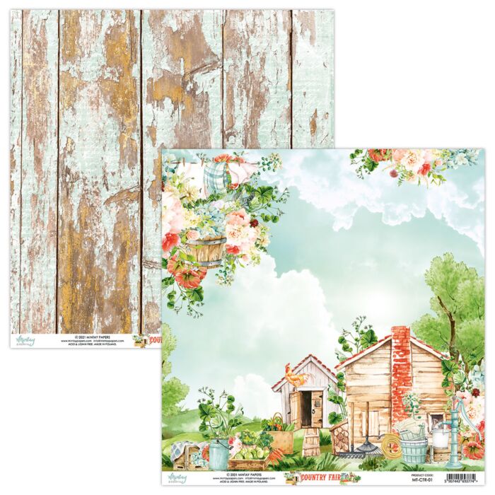 Mintay Papers - Country Fait #1 12x12 Paper