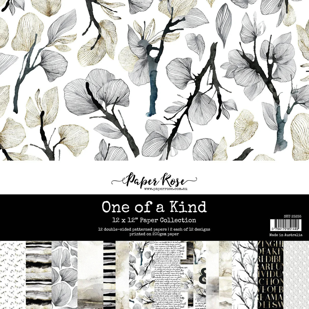 Paper Rose Studio - One of a Kind 12x12 Paper Collection