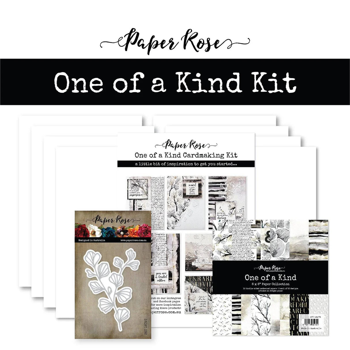 Paper Rose Studio - One of a Kind Cardmaking Kit