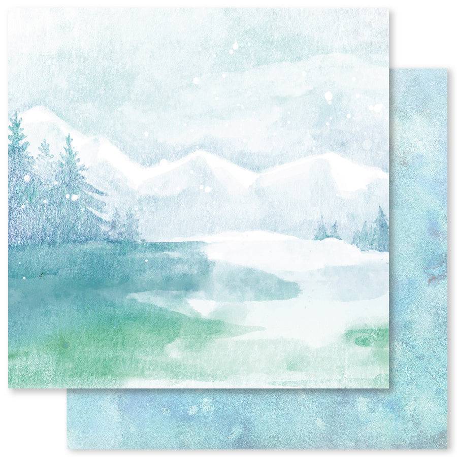 Paper Rose Studio - Winter Backgrounds Paper E