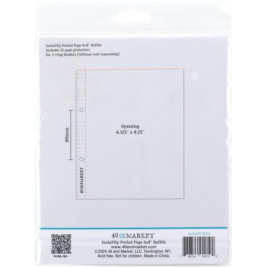 49 and Market - InstaFlip - Pocket Page - 6x8 Refills