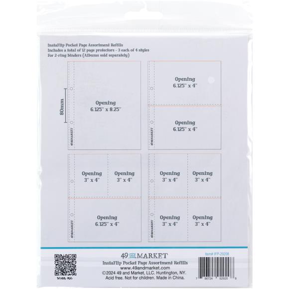 49 and Market - Insta Flip - Pocket Page Assorted Refills