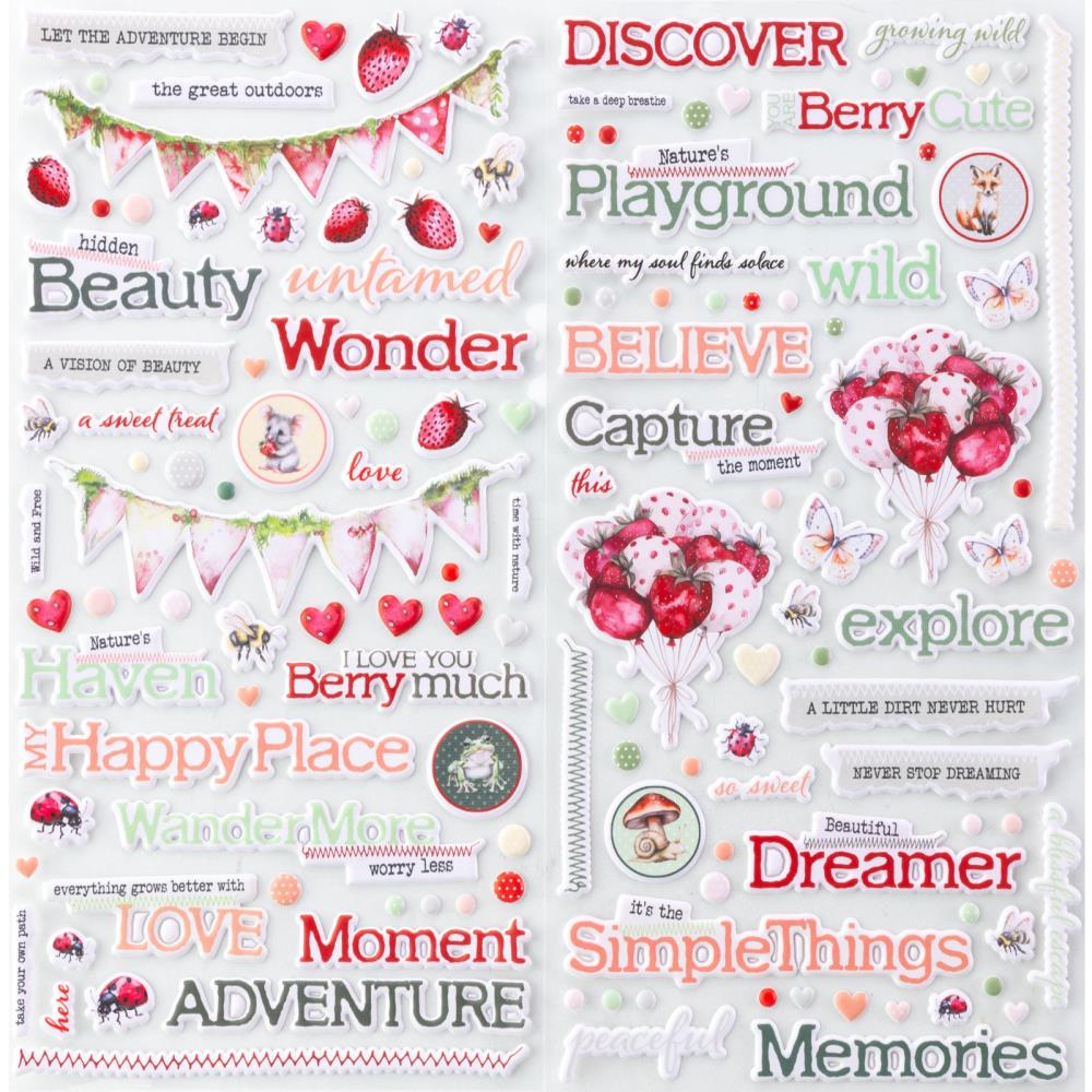 49 & Market - Natures Haven - Puffy Stickers