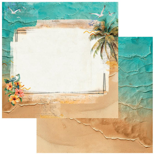 49 & Market - Beach Vibes - Breeze 12x12 Paper