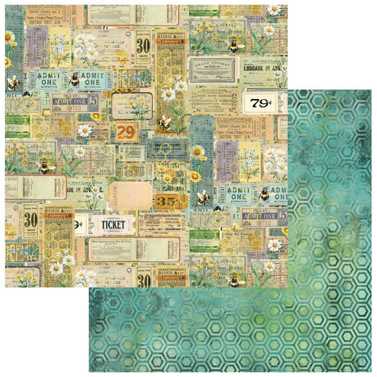 49 & Market - Botanical Buzz - Vibrant 12x12 Paper