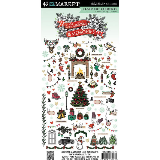49 & Market - Mistletoe & Memories - Laser Cut Outs