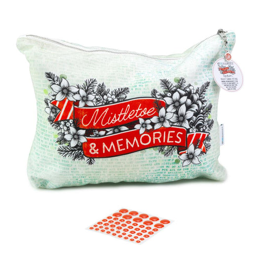 49 & Market - Mistletoe & Memories - Zippered Tote Bag