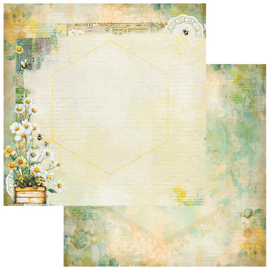 49 & Market - Botanical Buzz - Delicate 12x12 Paper